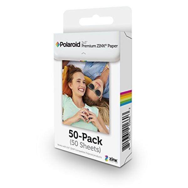 Polaroid 2x3 inch Premium ZINK Photo Paper QUINTUPLE PACK (50 Sheets) - Compatible With Polaroid Snap, Snap Touch, Z2300, SocialMatic Instant Cameras & Zip Instant Printer - intl