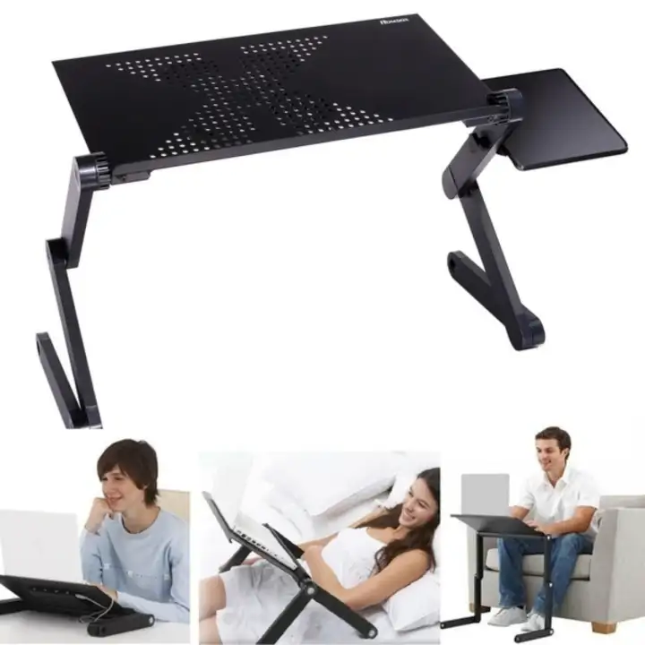 Portable Foldable Adjule Laptop Desk Computer Table Stand Tray Portable Foldable Adjule Laptop