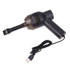 Portable USB Mini Vacuum Cleaner Computer Keyboard Dust Handheld Brush (Black) Malaysia