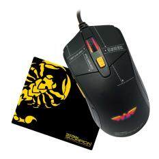 Scorpion 5 RGB Gaming Mouse 4800CPI (Free Gaming Mousemat) by Armaggeddon Malaysia