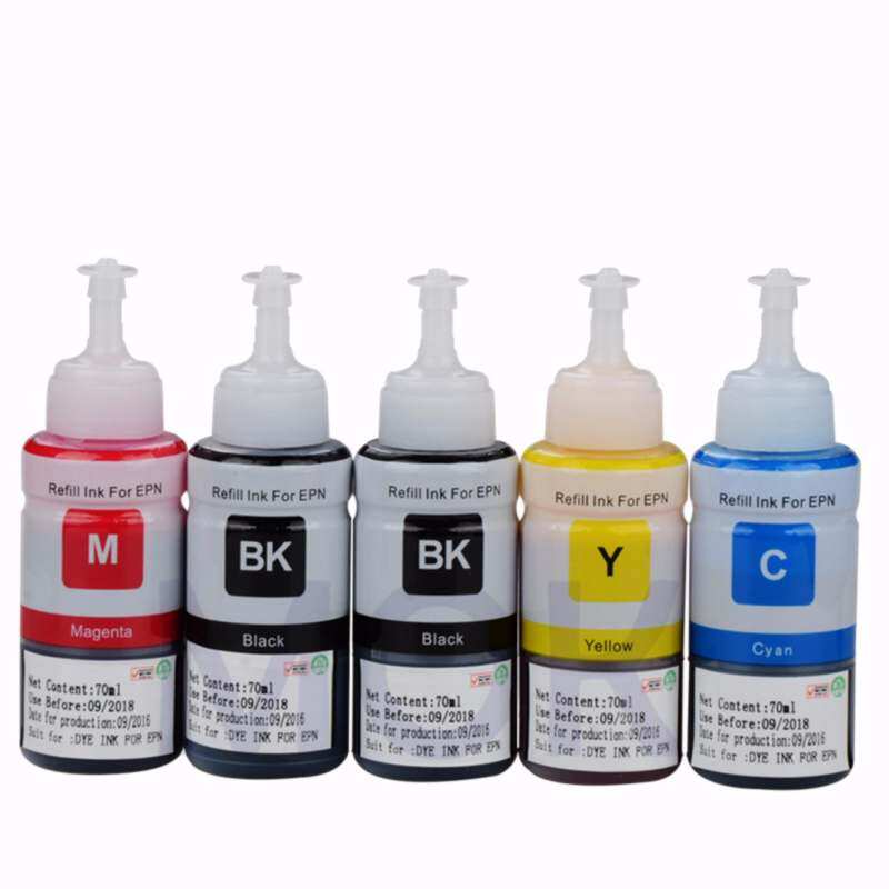Printer ink Refill kit for Epson Ink Tank Printer L100 L110 L120 L220 L132 L210 L222 L300 L310 L312 L355 L350 L362 L385 L455 L485 L550 L565 L566 L655 L800 L805 L850 L1300 L1800 Inkjet Printer - intl