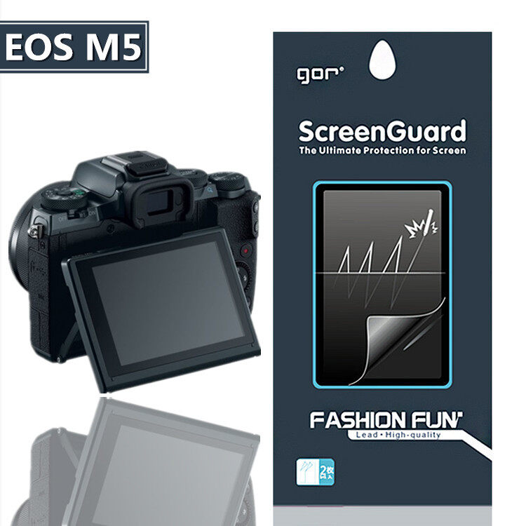 Profesional 0.3mm Optical 9 H Tempered Glass Screen Protector Film Kulit untuk Kamera DSLR Canon Nikon Sony Olympus Samsung Panasonic Pentax (Canon EOS M5) (Clear)-Intl