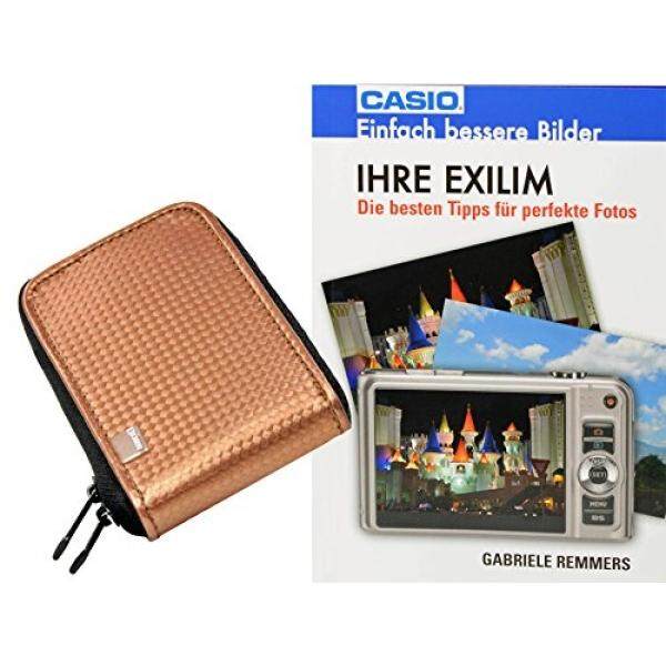 Progallio Sparset-Foto-Tasche Kameratasche Retro Case Perunggu Im Set MIT Fotobuch Ihre Exilim F? R Casio Exilim EX-N50 EX-N5 EX-N10 EX-N20 EX-ZS30 R300 Z690 Z28 ZS12 Q-R200 Q-VR300 ZS12 ZS30 Z28 S690 EX-ZR40-Intl