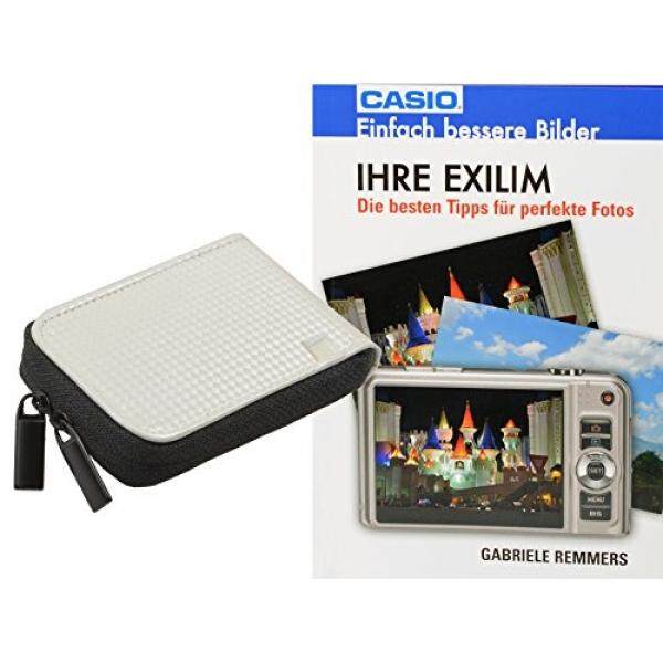 Progallio Sparset-Foto-Tasche Kameratasche Retro Case Weiss Im Set MIT Fotobuch Ihre Exilim F? R Casio Exilim EX-N50 EX-N5 EX-N10 EX-N20 EX-ZS30 R300 Z690 Z28 ZS12 Q-R200 Q-VR300 ZS12 ZS30 Z28 S690 EX-ZR40-Intl