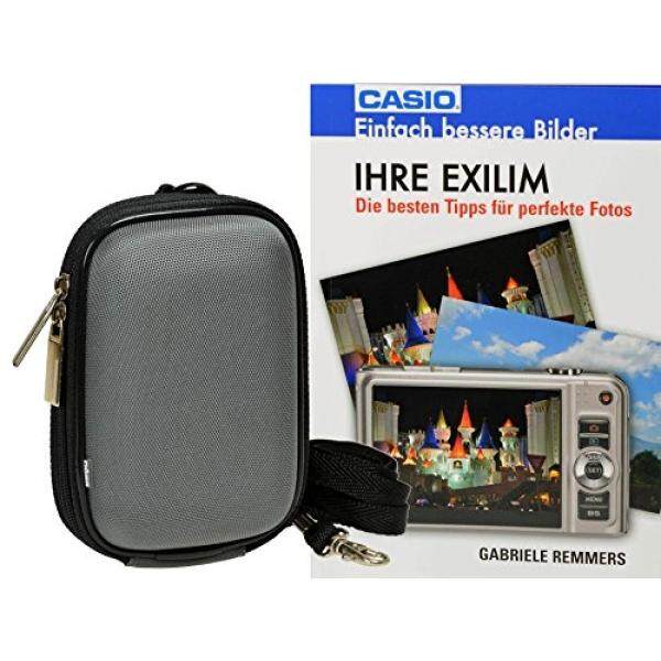 Progallio Sparset-Foto-Tasche Kameratasche TYP Hardbox Memom S Grau MIT Memoschaumpolsterung Im Set MIT Fotobuch Ihre Exilim f? R Casio Exilim ZS12 S690 ZS28 ZS30 QV-R200 QV-R300 N50-Intl