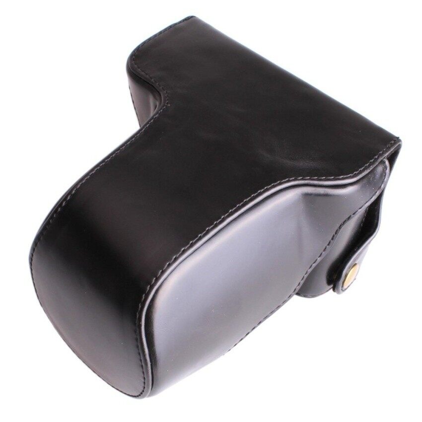 PU Kulit Kamera Kemasan Tas Kamera Sling Tali untuk FujifilmXM1XA1 XA2 XA10 X-M1 X-A1 X-A2 X-A10 16-50 MM Lensa Digital Camerabag Sheng HOTT 734-Internasional