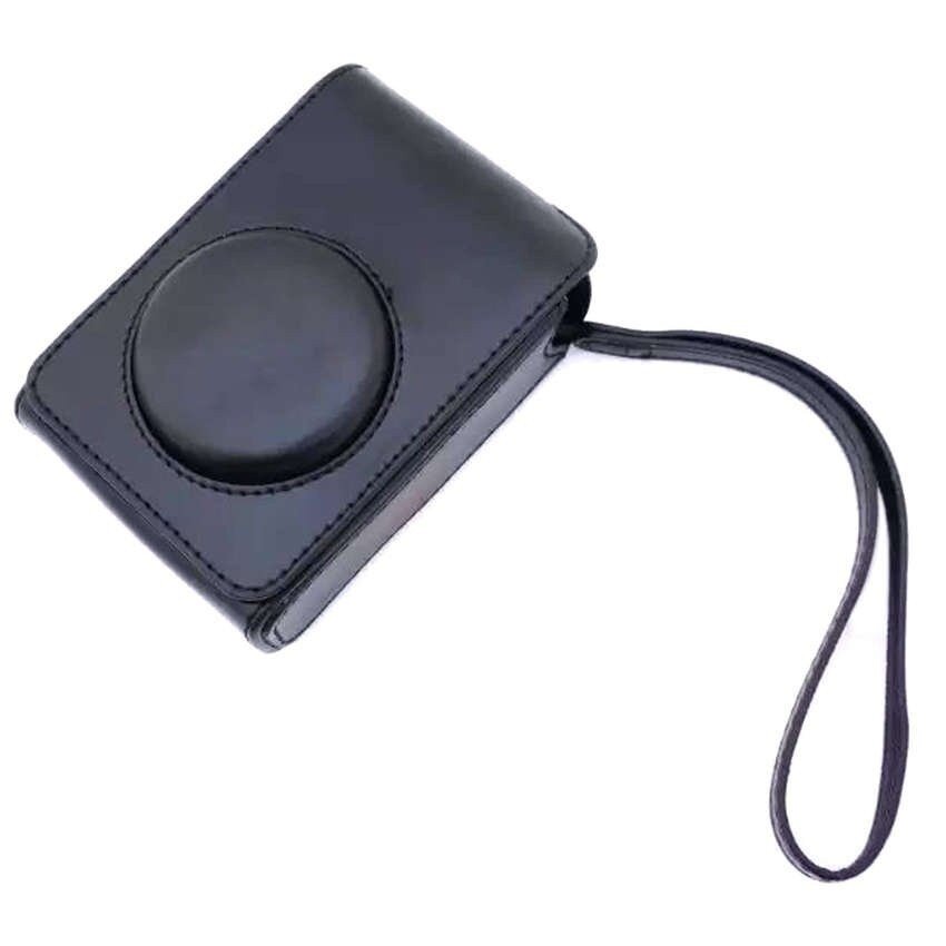 PU Kulit Kasus Digital Kamera Kemasan Tas untuk FujifilmXQ1XQ2XF-1 XF1 Digital Kamera (Hitam) sheng HOTT 619-Internasional