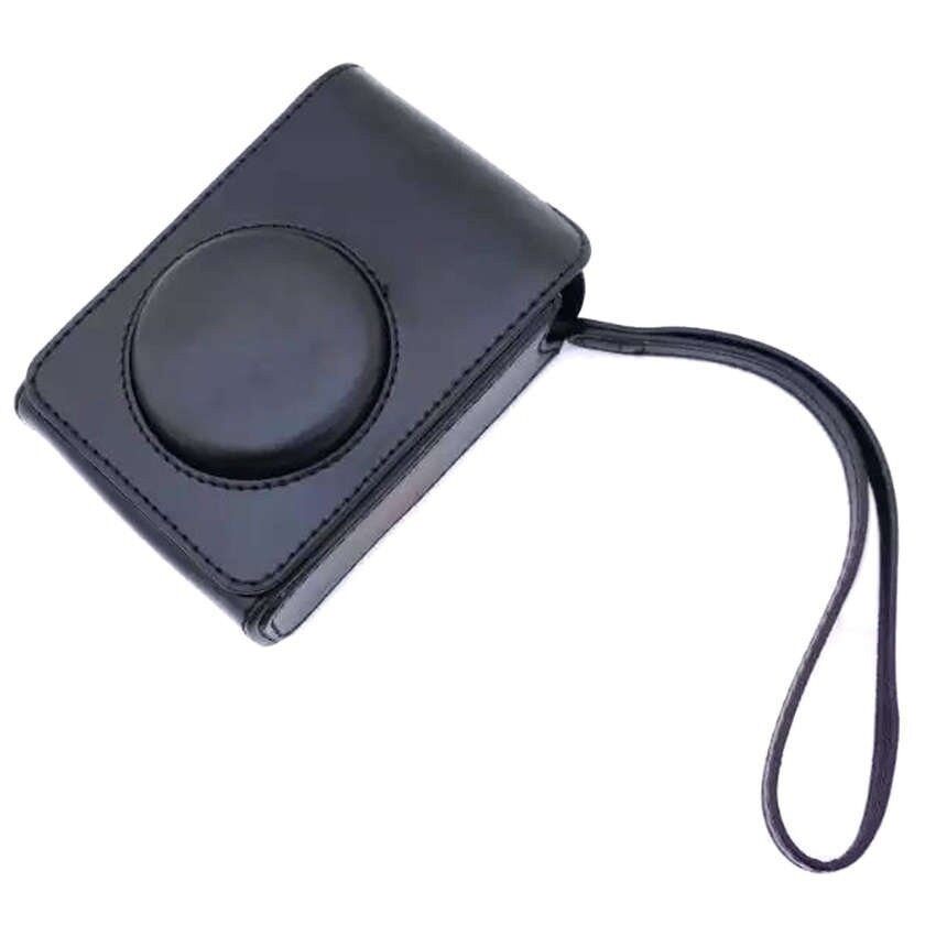 PU Kulit Kasus Digital Kamera Kemasan Tas untuk FujifilmXQ1XQ2XF-1 XF1 Digital Kamera (Hitam) sheng HOTT 639-Internasional