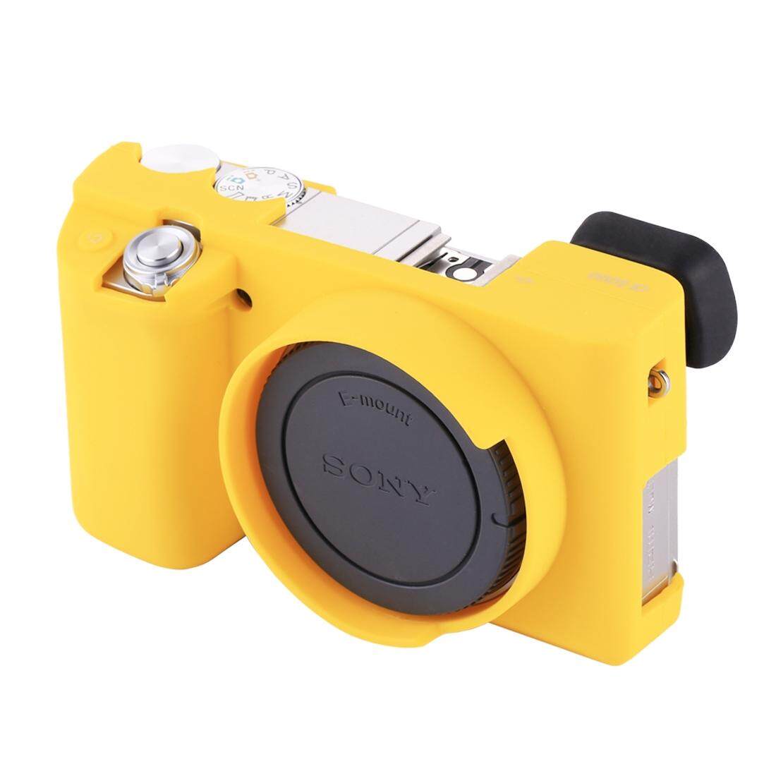 Puluz Casing Silikon Lembut Case untuk Sony ILCE-6000 (Kuning)-Intl