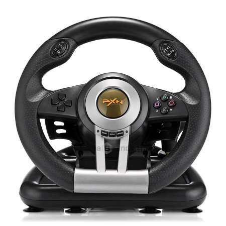 PXN V3II Racing พวงมาลัยสำหรับเล่นเกมพร้อมคันเหยียบพับได้ - INTL