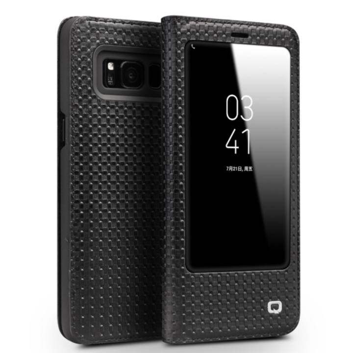 Harga Samsung Galaxy Lipat Terbaru Juli 2019 2 Nicetop Qialino Kulit Asli Fesyen Case Cover Ultrathin Tas Lipat Tidur Bangun untuk Samsung Galaxy S8 Plus Grid Pola