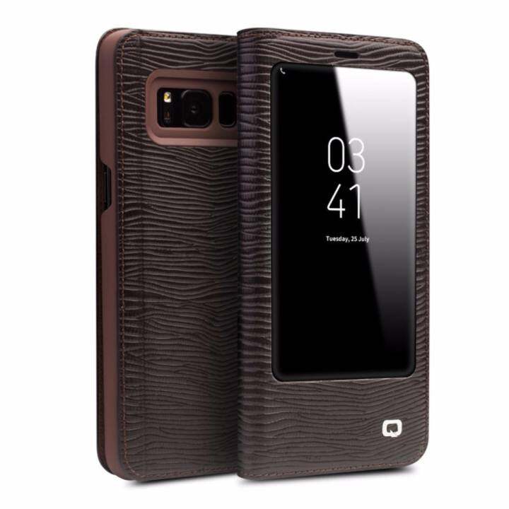 Daftar Harga Samsung Galaxy S8 Plus Terbaru Juli 2019 9 Uptop Qialino II Tank Case Cover Ultrathin Tas Lipat Tidur Bangun untuk Samsung Galaxy S8 Plus Lizard Stripe Pola