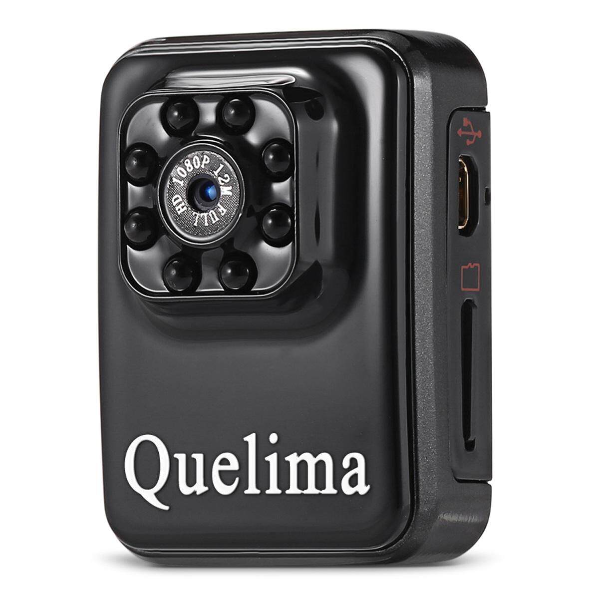 Quelima Wi-Fi Edition Mini Recorder DVR w/ IR Night Vision - Black - intl