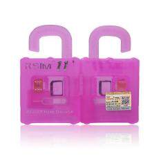 R-SIM11 Profesional LTE 4G SMART Kartu Reparasi, bekerja dengan Apple iPhone 7 7 6 S + 6 S 6 5C 5 S Warna: mawar Merah Spesifikasi: Rsim11 + RSIM11 + Kartu Kunci