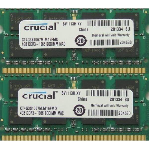Memori RAM Meng-upgrade 8 GB Kit (2X4 GB) DDR3 PC3 8500 1067 MHz 204 Pin SODIMM untuk 2009 dan 2010 Apple Mac Mini-Intl