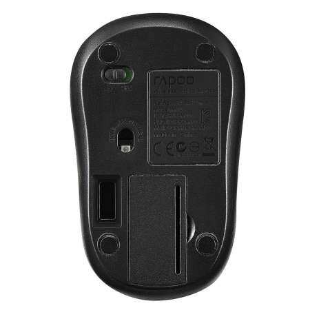 Rapoo M10 2.4G Wireless Silent Mouse Optical Portable Mice 1000 DPI for Mac PC Laptop Computer