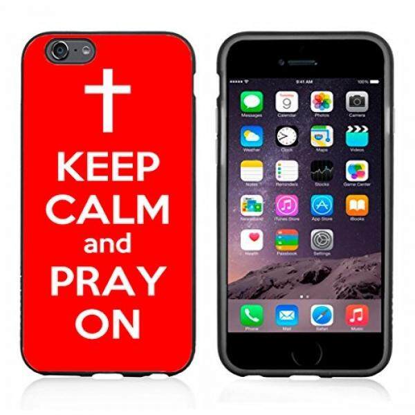 Merah Tetap Tenang dan Berdoa Di Case/Cover untuk iPhone 6 atau 6 S dengan Atom Pasar-Intl