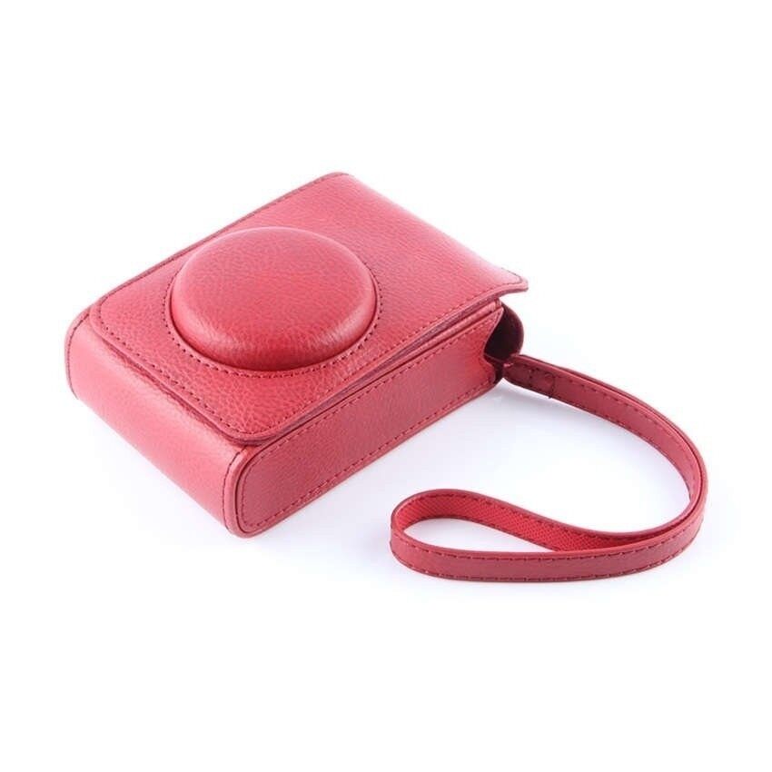 Merah PU Kulit Kasus Digital Kamera Kemasan Tas ForFujifilmXQ1XQ2 XF-1 XF1 Kamera Digital Sheng HOTT 361-Internasional