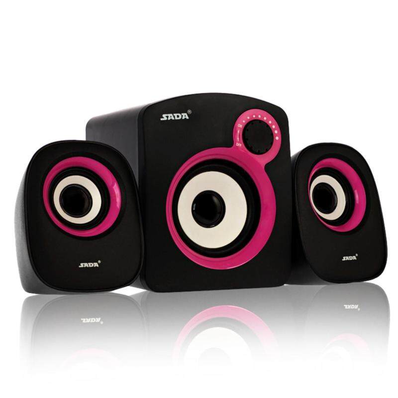 SADA D-200B Multimedia USB Subwoofer Speaker (Pink) Malaysia