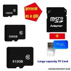 Pengiriman Gratis-! Panas! 512 GB Micro Kartu SD TF Flash Memory MicroSD CLASS 10 Free Adapter dan Pembaca Kartu