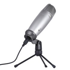 Samson C01U Pro Usb Studio Mikrofon Perekam Kondensator Mic Diafragma Luas dengan Mini Stand Tripod Putar Putar Kabel USB untuk MAC PC Ipad Tablet Laptop Outdoorfree ^
