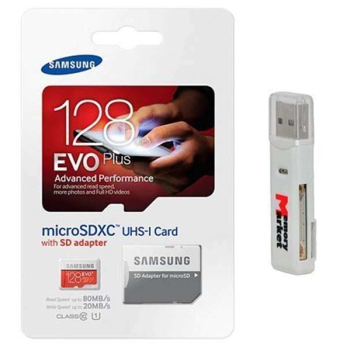Daftar Harga Samsung Galaxy S10 Edge Terbaru Juli 2019 8 Samsung EVO Plus 128 GB MicroSD XC Kelas 10 Kartu Memori Ponsel untuk Samsung Galaxy Tab A E S2 9.7 8.0 Inch A8 J5 Xcover 3 J1 Core Prime Note Edge 4 dengan Memorymarket MicroSD & SD Kartu Memori Reader