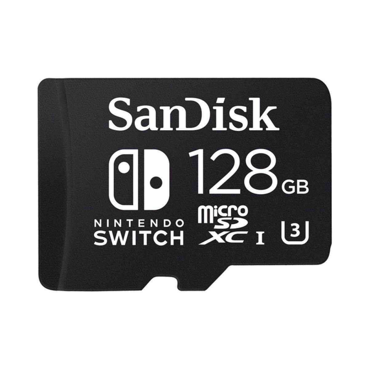 SanDisk Nintendo Switch 128 GB 100 MB/s U3 UHS-I Microsdxc Kartu Memori