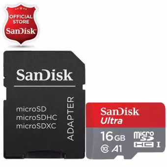 SanDisk Ultra Micro SD Memory Card 16GB 98MB S A1 Class 10 UHS I