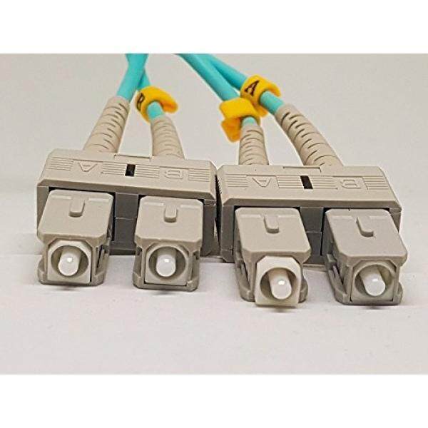 SC Ke SC OM3 10 GB 30 M Kabel Stiker Multimode Serat Optik. israel Teknologi Terdepan, OM3, serat Rangkap 50/125 Ofnp Mikron Serat Stiker Kabel SC Ke SC 30 M (98.42ft), Kabel SFP, 3 Mm PVC. Oleh Yushong-Internasional