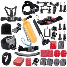 Go pro hero 6/5 Strap Set Aksesori Kamera Sukan Kit helmet mount selfie stick monopod for Go pro Accessories set for go pro hero 6 5 4 3 kit mount for SJCAM SJ4000 for xiao mi XIAO yi MIJIA 4k action sport camera for eken h9 tripod