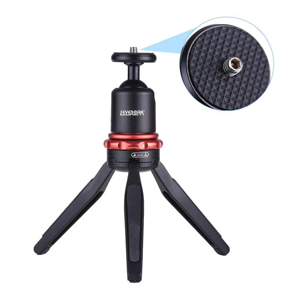 Sevenoak SK-T1 Meja Mini Tripod Video Berdiri Selfie Stick dengan Kepala Bola untuk GoPro Pahlawan 6/5/4/3 +/3 untuk iPhone X 8 7 Plus Smartphone untuk Perkakas Bertualang Kamera Dlsr-Intl