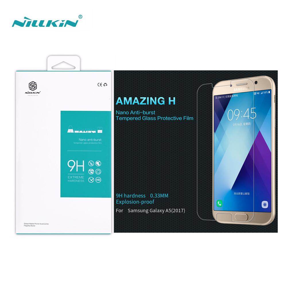 Samsung Galaxy A5 (2017) Tempered Glass Screen Protector Anti-ledakan .