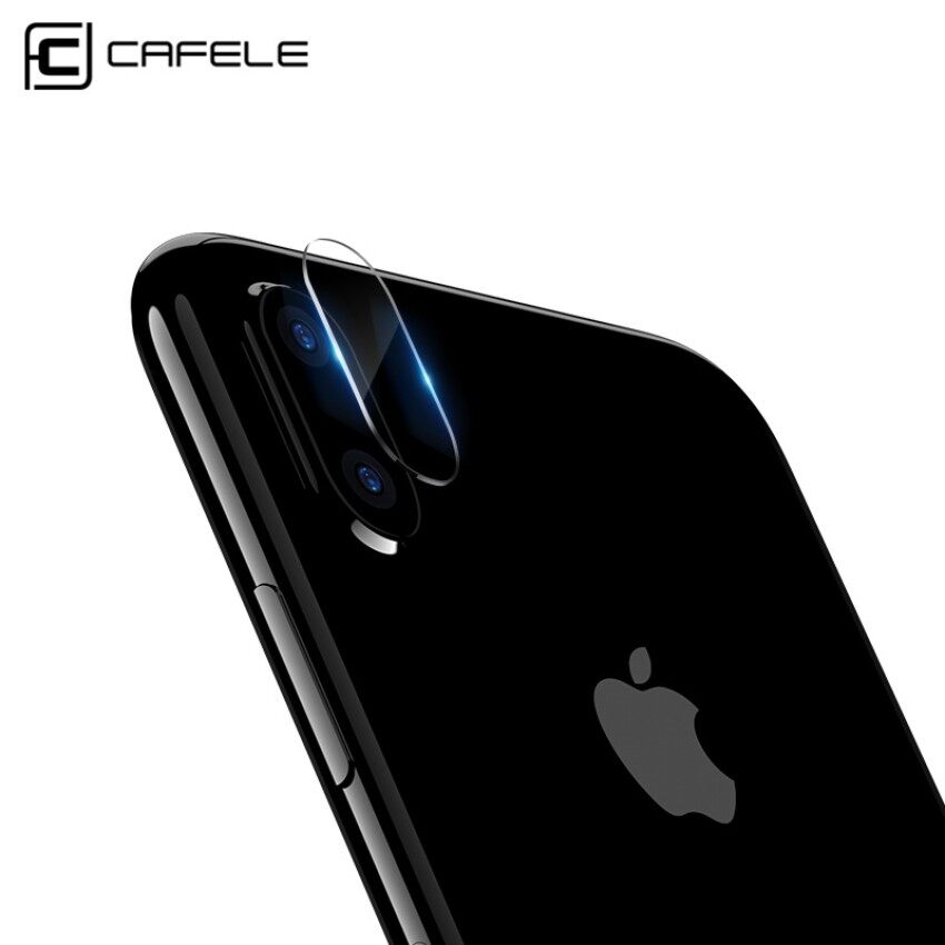 Sheng HOTT Cafele Ultra Tipis 0.2 Mm 9 H Kamera Len Pelindung Kaca Melunakkan untuk Iphonex (Jelas) -Internasional