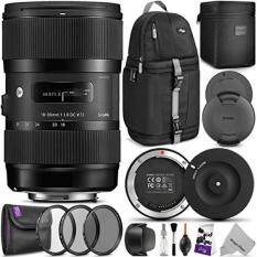 Sigma 18-35mm F1.8 Art DC HSM Lens for CANON DSLR Cameras w/ Sigma USB Dock & Advanced Photo and Travel Bundle