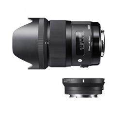 Sigma 35mm f/1.4 DG HSM Art Lens for Canon EF and MC-11 Mount Converter/Lens Adapter for Sony E Kit (ZH954)