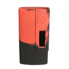 Silicone Protective Case Cover Sleeve Skin Wrap For Sigelei 213W/Fuchai 213W Mod black+red