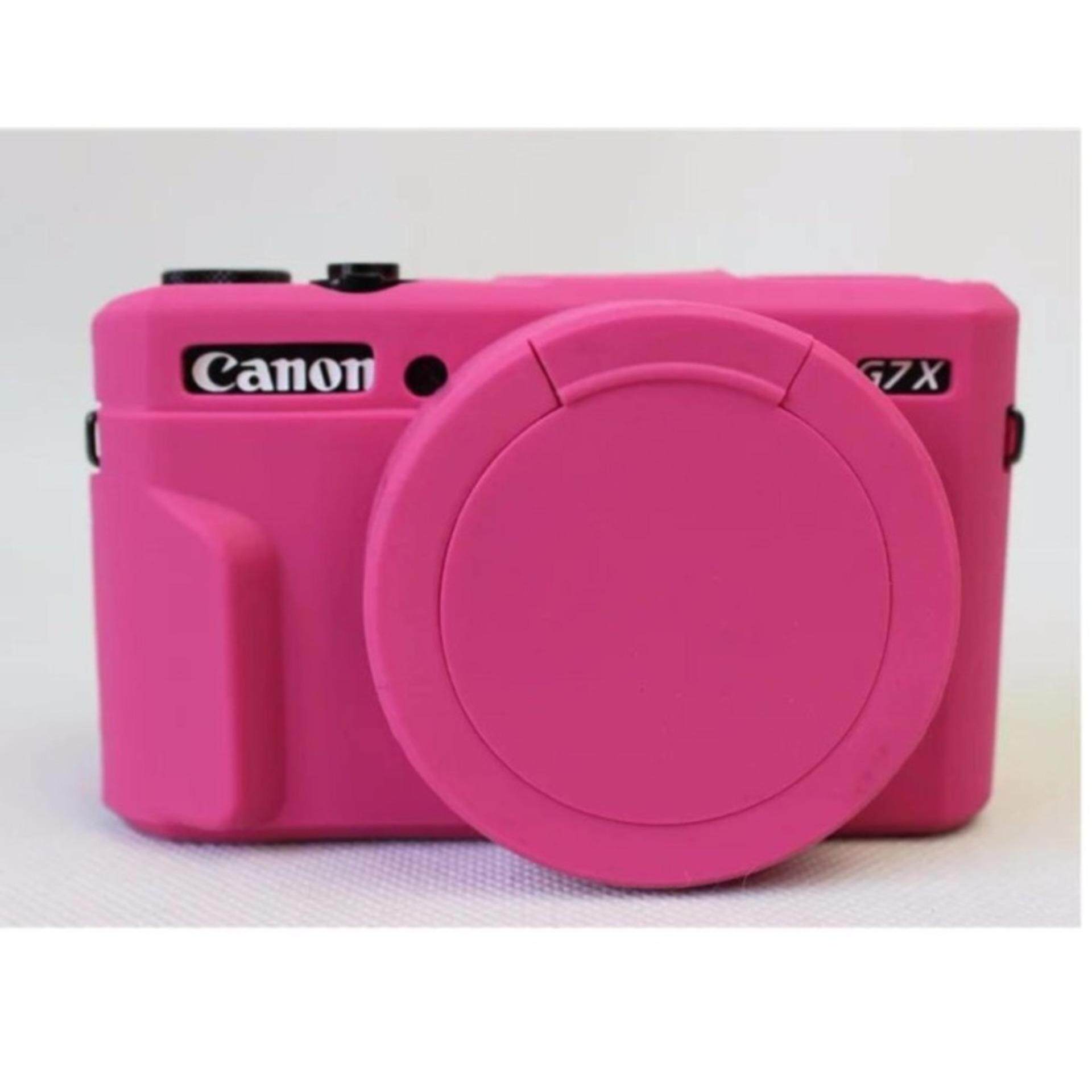 Silicone Karet Camera Case Bag Cover untuk Canon PowerShot G7X Mark 2 G7X II G7X2 G7XII Kamera-Intl