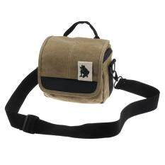 SLR Digital Camera Case Shoulder Bag Backpack For Canon For Sony Brown