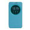 สมาร์ทดูหน้าต่าง PU เคสหนังสำหรับ Asus ZenFone 2 ZE550ML ZE551ML - Blue - INTL