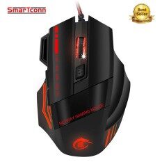 SmarTconn Gaming Mouse Ajustable 3200DPI 7Buttons Optical USB Game Mouse Colorful Breathing Variable Lights Mouse Malaysia