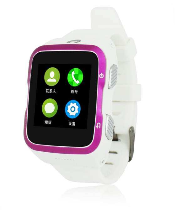 Solmed SL-83 3G Android Smart Watch White with Pink Side Cover - intl