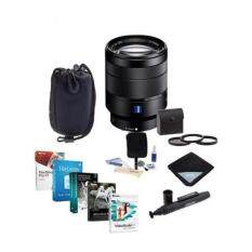Sony 24-70mm f/4 Vario-Tessar T FE ZA OSS, FF, E-Mount NEX Camera Lens Bundle w/Filters & Software
