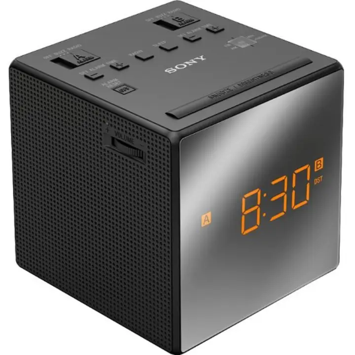 Sony Icf C1t Dual Alarm Clock Radio Am Fm Turner Led Black Sony Icf C1t Dual Alarm Clock Radio