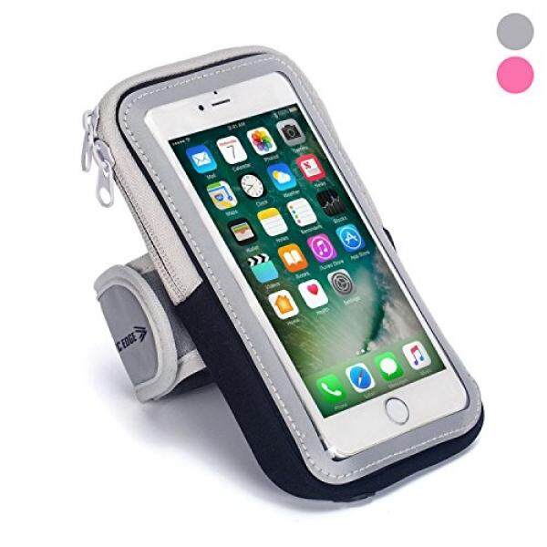 Ikat Lengan Olahraga: sel Tempat Ponsel Case Tali Jam Tangan dengan Kantung Ritsleting/Olahraga Lari Latihan untuk Apple Iphone 6 7 8 IPod Touch android Samsung Galaxy S5 S6 S7 S8 Edge Htc Lg Pixel (Hitam) -Intl