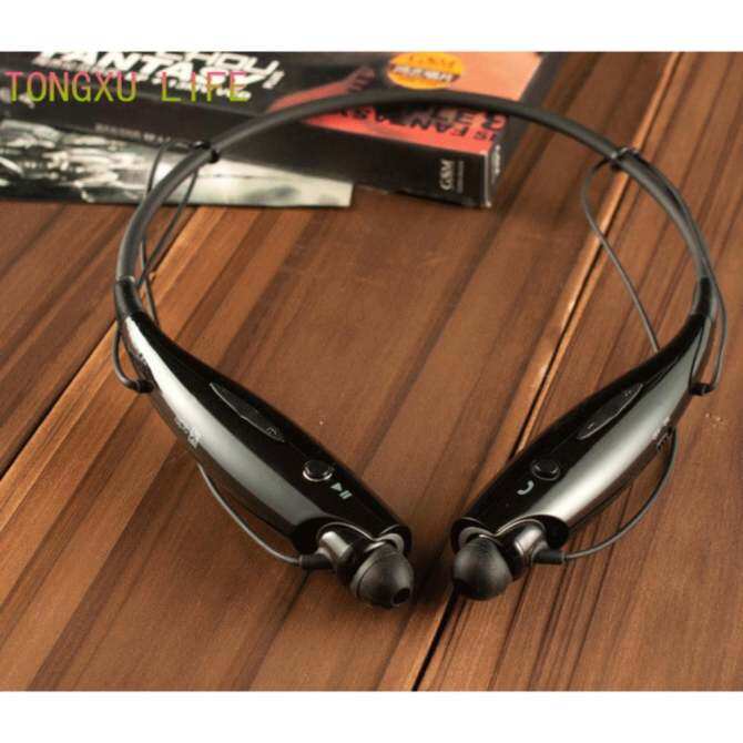Olahraga Bluetooth 4.1 Bebas Genggam Juga Tahan Air Nirkabel Tali Leher Stereo Headset Headphone untuk Sel