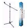 UPTOP Stage Stand for Microphone Boom Floor-type Microphone Mic Stand W/ Two Clips