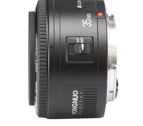SunnyShopYN35mm F2 Lensa 1:2 AF/MF Wide-Angle Fixed/Prime Auto Lensa Fokus untuk Canon EF Gunung EOS kamera-Intl
