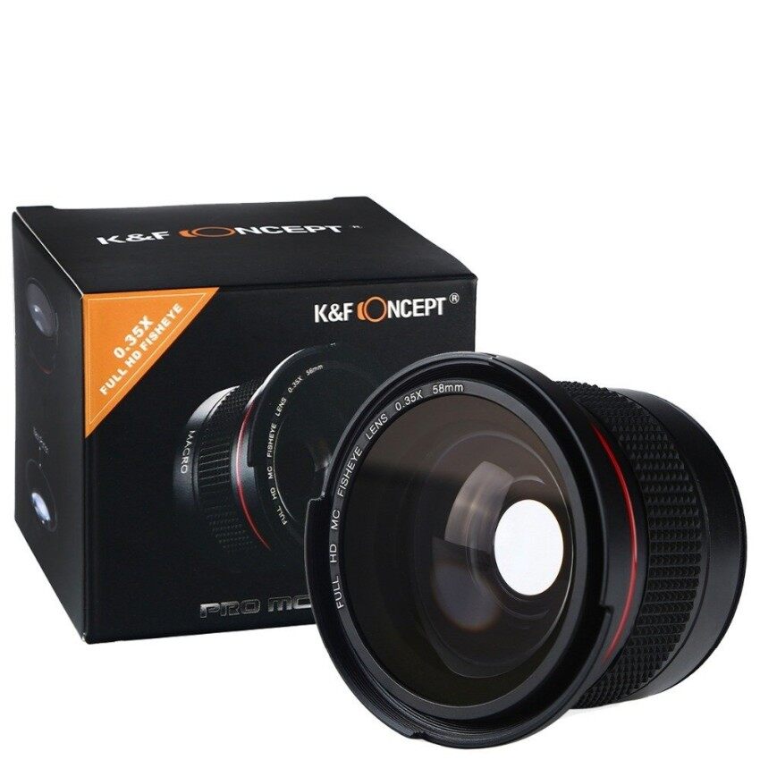 Super HD 0.35X58 Mm Fisheye Sudut Lebar Makri Lensa untuk Canon Eos700d 650D 600D 550D 1100D Pemberontak T5i T4i T3i T3 T2i DS Kamera-Intl
