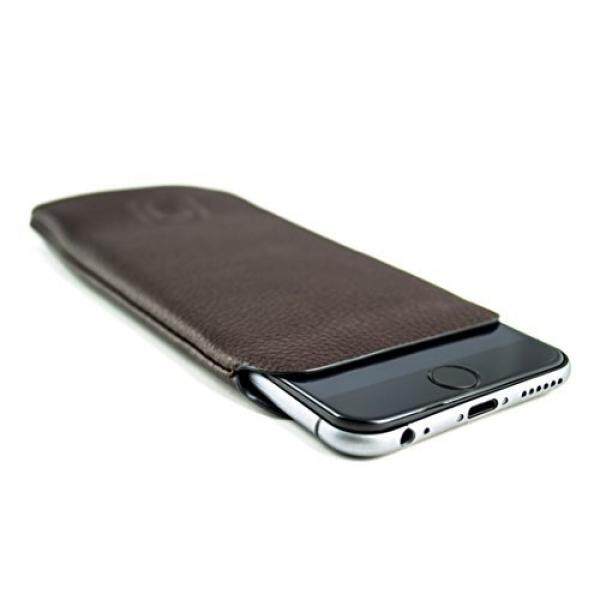 Kulit Sintetis Lengan untuk iPhone 8, Iphone iphone 6 dan 6 S dengan Dockem-Ultra Ramping Profesional Eksekutif Dompet Kulit Palsu Case-Intl