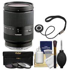 Tamron 18-200mm f/3.5-6.3 Di III VC Zoom Lens (for Sony Alpha E-Mount Cameras) with 3 (UV/FLD/CPL) Filters + Accessory Kit